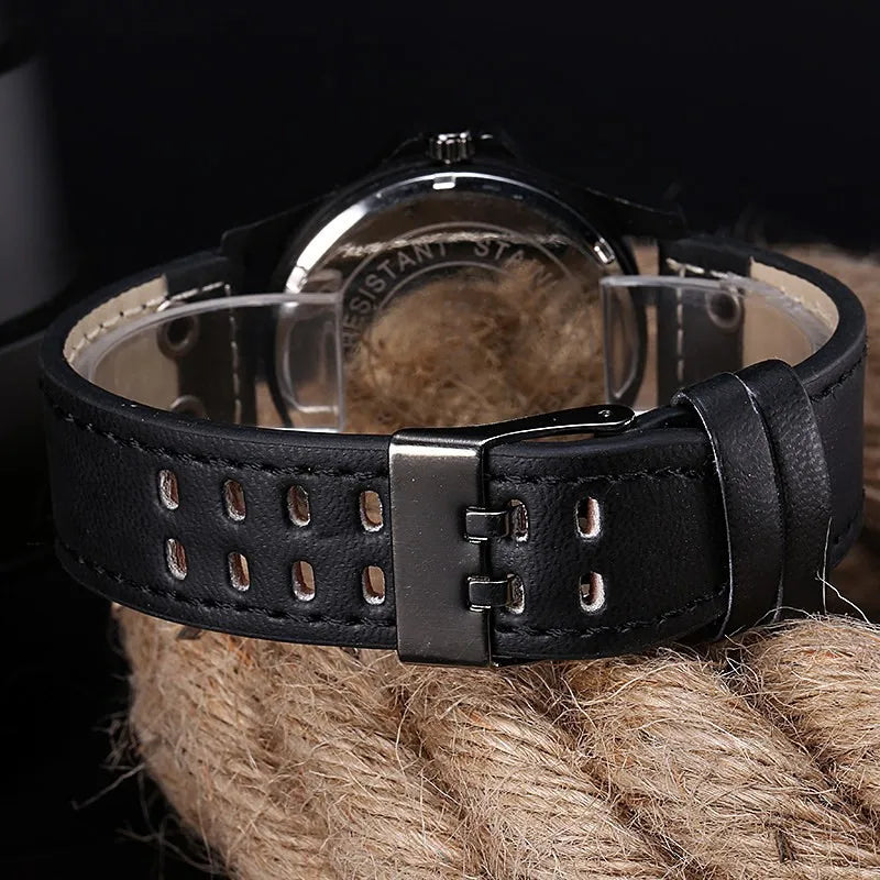 Casual Leather Wrist Watch