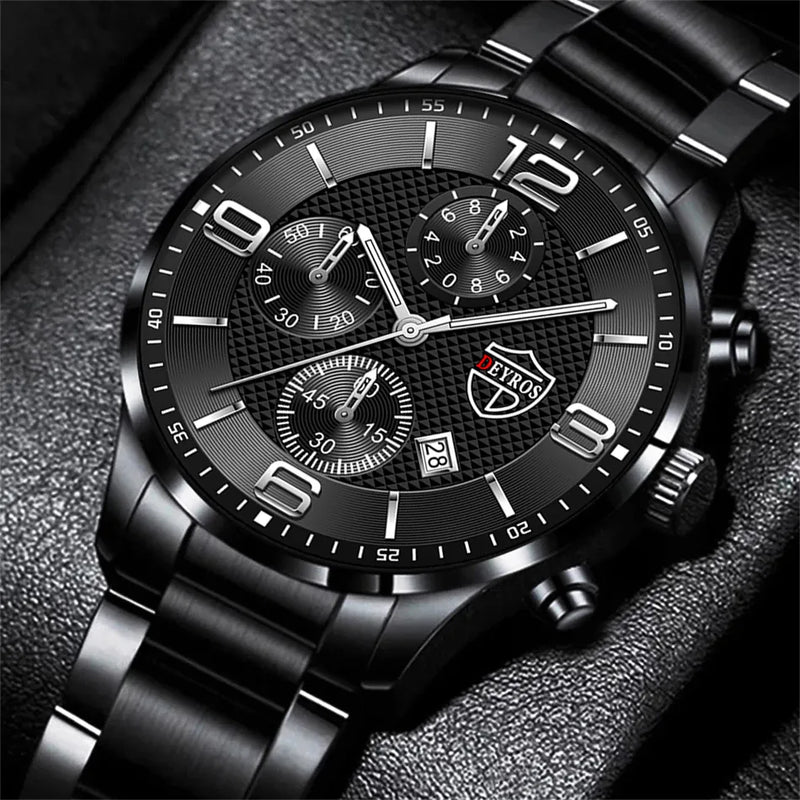 Men's Stainless Steel Quartz Watches