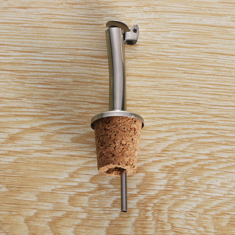 Wooden Cork Bottle Stopper & Pourer