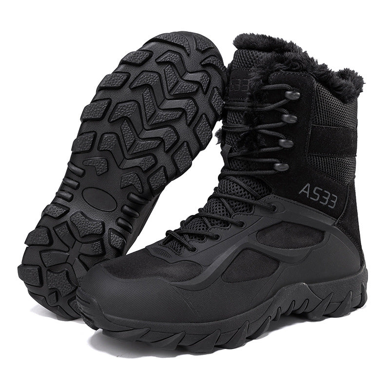 Men's Snow Boots with Non-Slip Sole