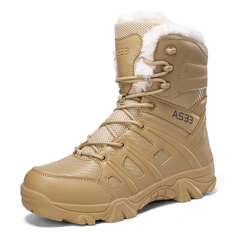 Men's Snow Boots with Non-Slip Sole