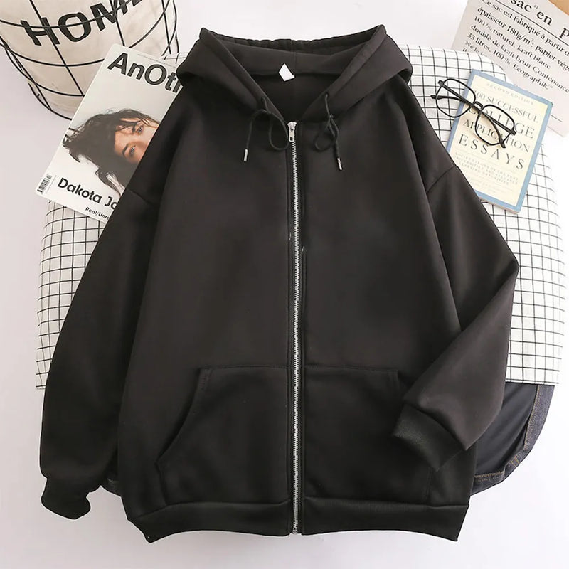 Oversized Men's Zipper Hoodie