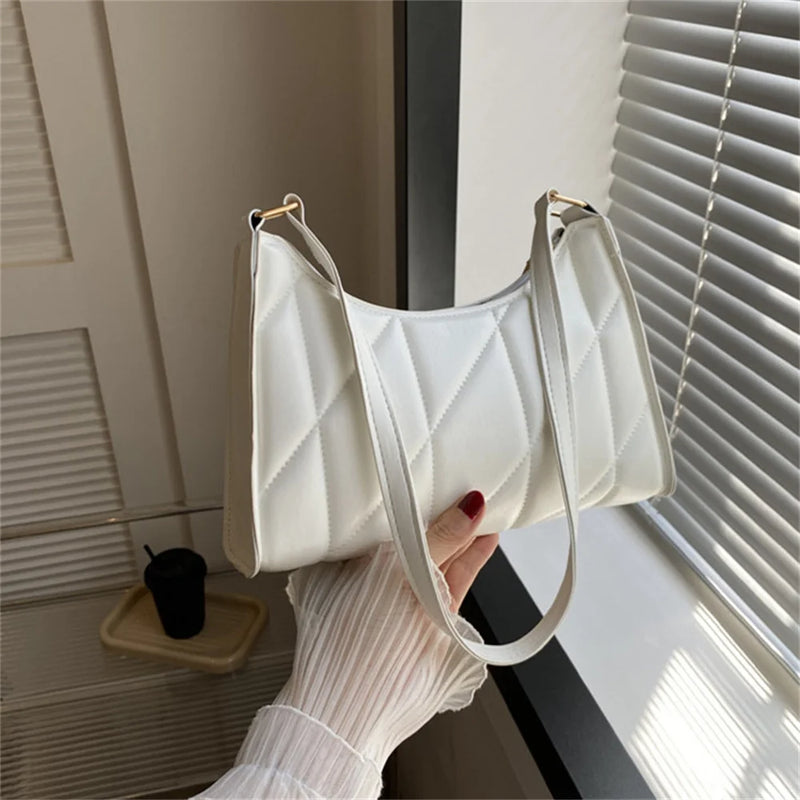 Elegant PU Underarm Bag