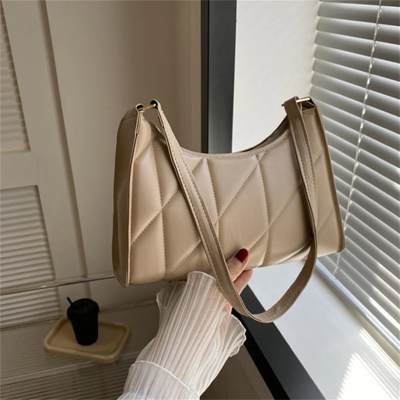 Elegant PU Underarm Bag