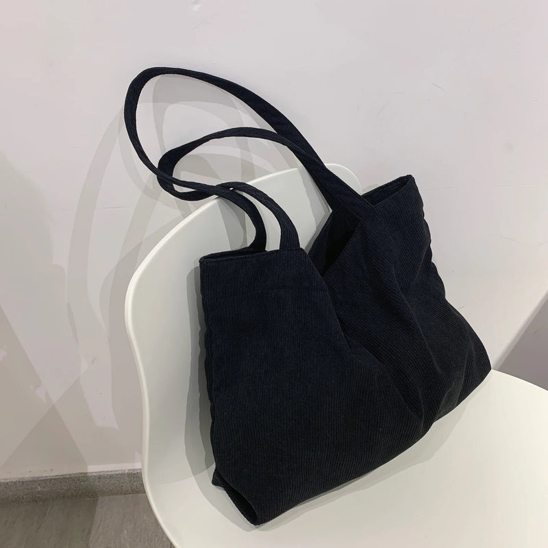 Corduroy Tote Bag