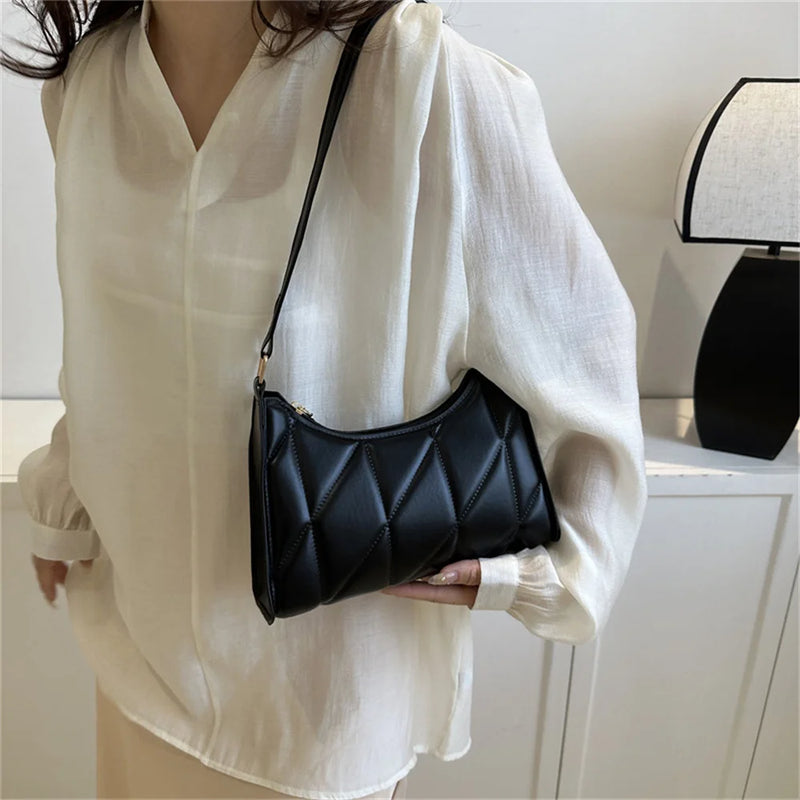 Elegant PU Underarm Bag