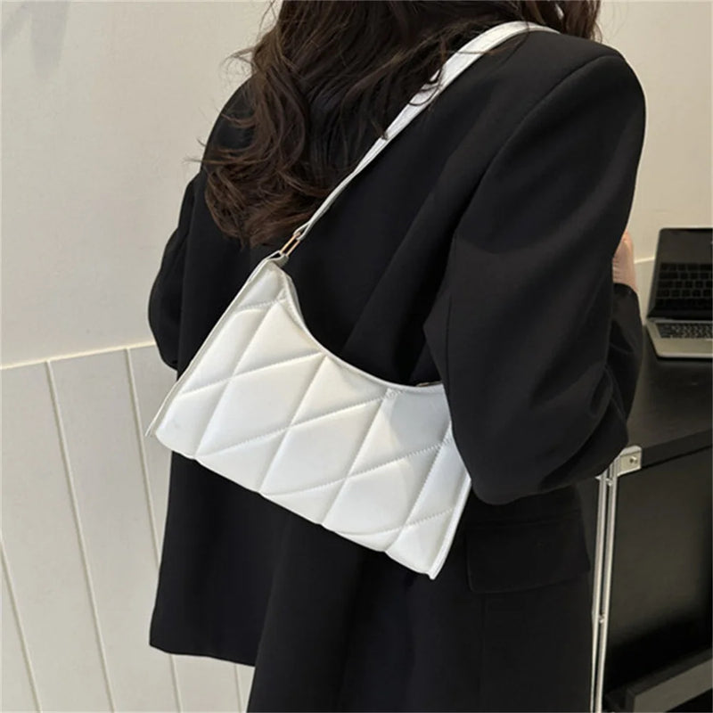 Elegant PU Underarm Bag