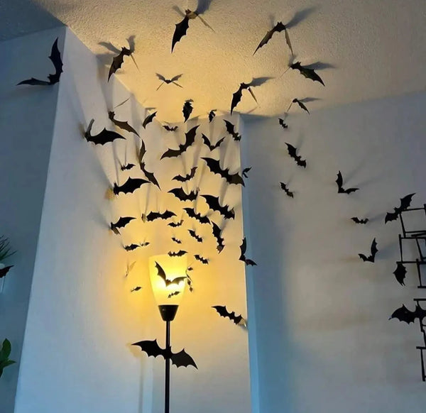 60pcs Bat Wall Decor