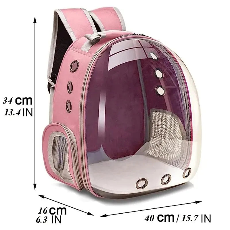 Transparent Capsule Backpack for Cats