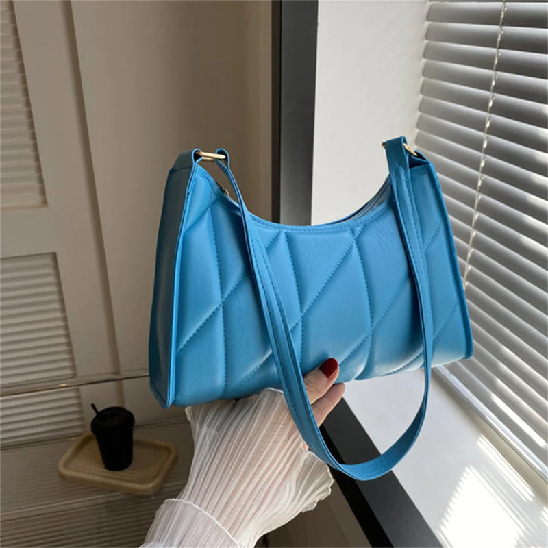 Elegant PU Underarm Bag