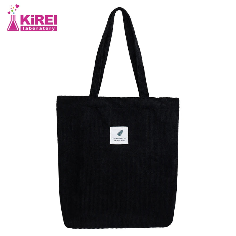 Corduroy Tote Bag