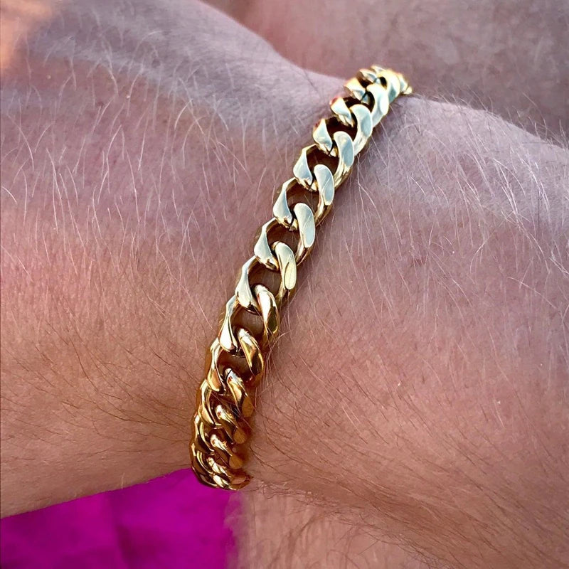 Classic Cuban Chain Bracelet