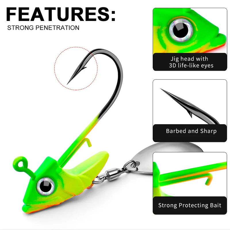 Jig Head Fishing Lures Set