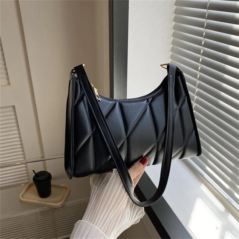 Elegant PU Underarm Bag