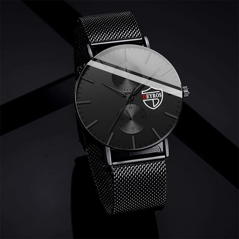 Black Ultra-Thin Watch