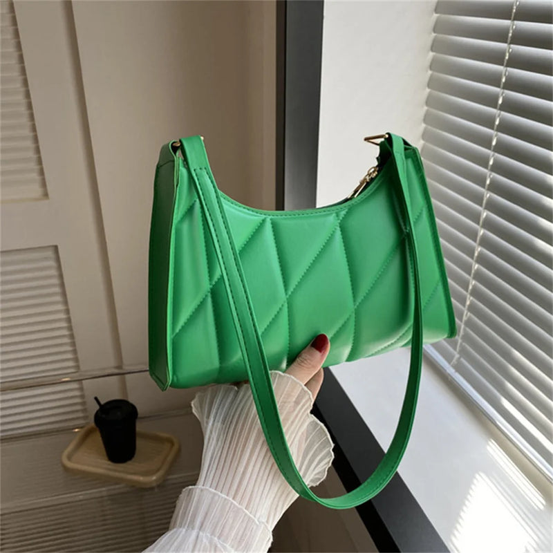 Elegant PU Underarm Bag