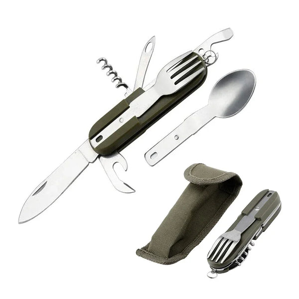 Portable Dinner Set Stainless Steel