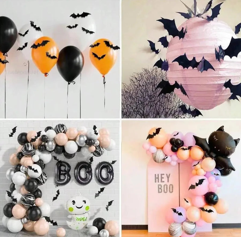 60pcs Bat Wall Decor