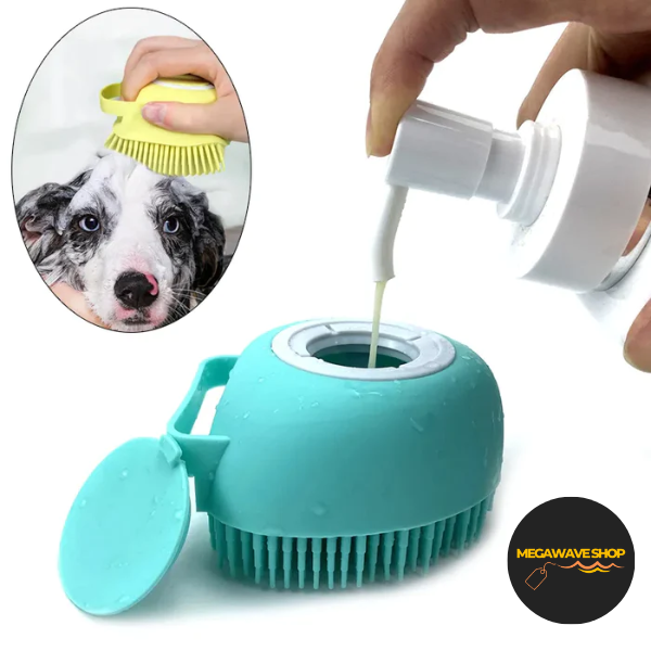 Bath and Massage Brush for Dogs and Cats