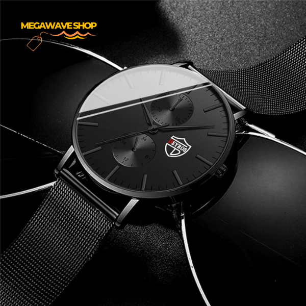 Black Ultra-Thin Watch